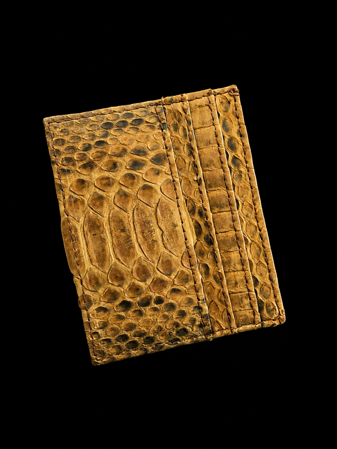 Lojan Python Cardholder Cognac Brown
